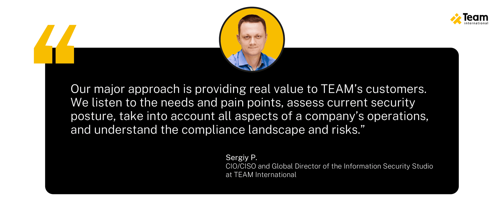DIG1230 - TEAMs Information Security Studio So Much More than Just the Good Old Cybersecurity Services 02