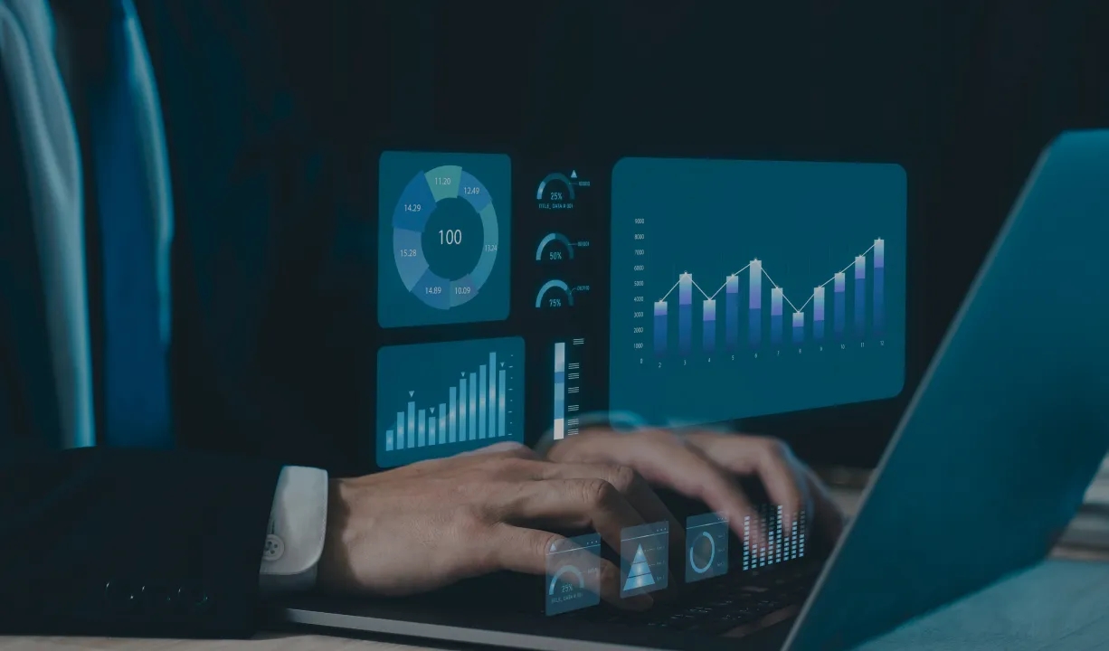 A depiction of security services and software quality testing. Experts analyze software to ensure its reliability and protect against potential threats.